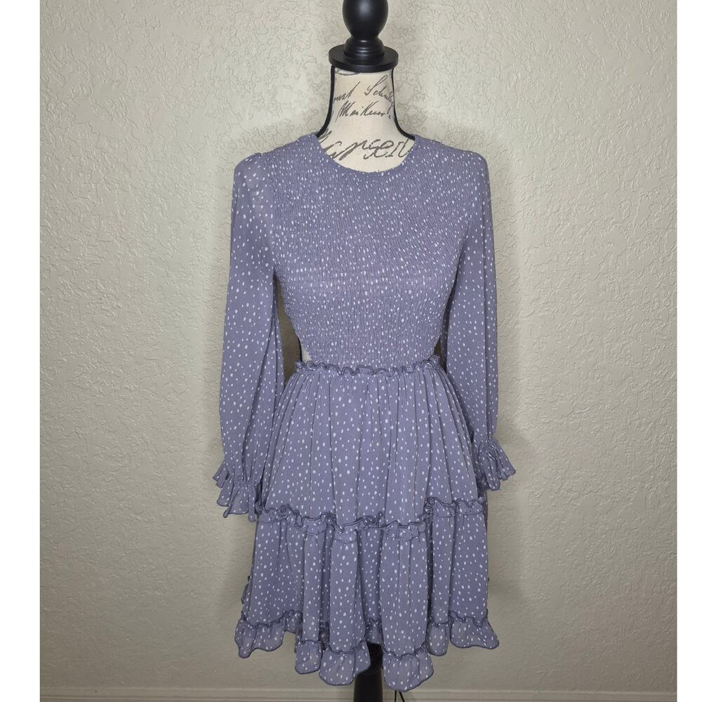 Fourteen & 9th Polka Dress with Back Cutout Size S